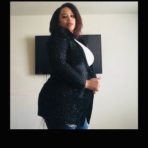 Sioni Cardigan Sweater: Black SweatersSweatshirts